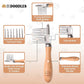 We Love Doodles Pet Dematting Comb and Pet Dematting Brush & Rake (Bundle) - Deshedding Undercoat Rake and Detangler Brush For Dogs, Comb Tool For Grooming, for Detangling Thinning and Shedding