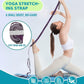 HiRui Stretching Strap Yoga Strap with Door Anchor, 14-Loops Non-Elastic Stretch Straps for Physical Therapy, Pilates, Dance, Gymnastics | Stretch Band with Workout Guide for Women & Men