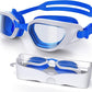 Swim Goggles, Unisex Adult Swimming Goggles Anti Fog Anti UV No Leakage Wide View for Men Women Youth