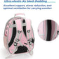 Lollimeow Cat Carrier Backpack, Bubble Expandable Backpack Carrier, Pets and Small Dogs,Airline-Approved, Designed for Travel, Hiking, Walking & Outdoor Use (Back Expandable-Pink)