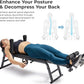 Sunny Health & Fitness Full Body Traction & Stretch Decompression Bench/Table Machine for Lumbar Stretching, Lower Back Pain Relief, Improved Posture Correction, Rehab, Spinal Compression, Flexibility