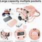 Water Bottle Holder with Strap 32 40oz Crossbody Insulated Water Bottle Carrier Sling Bag with Adjustable Wide Strap and Phone Purse 5 Pockets for Walking Hiking Gym Travel