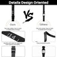 Teamaze Gymnastics Rings Straps with 15 FT Adjustable Number Buckle for Pull-Up Bar Workout Exercise Gym Hanging Rings Indoor (One Pair Strap Only)