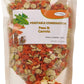 Rabbit Chew Toy - Carrot and Pea Slice Combination 11oz Treats, Suitable for Rabbits and Other Small Herbivores