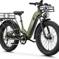 M1 Pro Electric Bike, 1800W Peak Motor Electric Bike for Adults, 48V 17.5Ah, 26'' x 4.0'' Fat Tire Electric Mountain Bike, Ebike with 85 Miles, 36MPH, 7 Speed 110Nm and Dual Suspension