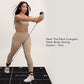 Pvolve P.3 Trainer- Home Gym Fitness Equipment Resistance Band with Ankle Strap and Weight System