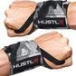 Hustle Athletics Wrist Wraps for Weightlifting – Max Wrist Support for Safe & Heavy Lifts, USPA Approved 18" & 12" Lengths, Thumb Loop Gym Straps for Powerlifting & Weight Lifting for Men and Women