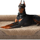 INVENHO Orthopedic Dog Bed for Extra Large Dogs, XXL Waterproof Egg-Crate Memory Foam Dog Couch with Washable Removable Cover, Waterproof Lining and Nonskid Bottom