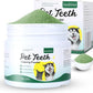 Dog Teeth Cleaning Powder, Dog Dental Powder and Cats Breath Freshener, Bad Breath & Tartar Remover for Pets, Suitable for Large, Medium & Small Canine(Green)