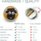Fluff Ewes Wool Dryer Balls 6 Pack Premium New Zealand Wool Laundry Balls for Dryer, No Static Dryer Balls Laundry Reusable, XL Christmas Dryer Balls, Holiday Dryer Balls - Sheep in Heavenly Peace
