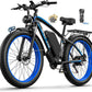 Ebike for Adults Electric, 52V 19.2Ah/32Ah, Peak 2000W/2500W E-Bike, 36/40MPH, 70 Miles/100Miles Long Range, Hydraulic Disc Brake, Off Road Snow Mountain E-Bike, 24"/26" Fat Tire Fast Electric Bicycle