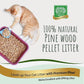 Small Pet Select Pine Pellet Bedding 40lb, Litter Pellets for Rabbit, Guinea Pig, Hamster, Bunny and Other Small Animals, Made in USA, 40lb
