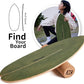 XCMAN Surf Balance Board Trainer with Roller Wooden Exercise Balancing Stability Trainer - Non Slip Surface for Adults Kids|Balance Board for Surfing,Snowboarding,Skateboarding,Hockey,Yoga Training