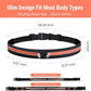 Slim Running Belts for Women Men - Running Phone Holder Fanny Pack for Key, Accessories Fits ALL Cell Phones, Orange