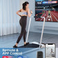 Walking Pad Treadmill with Handle Bar 3.0 HP Foldable Treadmills 300LBS Capacity Folding Walking Pad 3 in 1 Under Desk Treadmill Remote Control with APP
