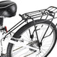 Ibera Bike Rack - Bicycle Touring Carrier Plus+ for Disc Brake/Non-Disc Brake Mount, Fat Tire Bikes, Frame-Mounted for Heavier Top & Side Loads, Height Adjustable for 26"-29" Frames