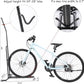 YueTong Vertical Bike Stand, 2 Bike Rack Garage, Upright and Horizontal, Indoor Bicycle Storage for Floor.