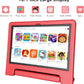 Kids Tablet, 10.1 Inch Tablet for Kids Android 14, 64GB Octa-Core, WiFi, Big Battery, Kids Space, Parental Control 1280 * 800 HD Display Children Tablets Red