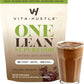 VitaHustle ONE Superfood Lean Protein Powder, All-in-One Nutrition Shake, 10g Plant Protein, Multivitamins, Ashwagandha, Low Calorie, Postbiotics, 15 Servings