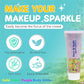 Go Ho Face Body Glitter Gel,Mardi Gras Outfit for Women and Kids,Sparkly Holographic Party Festival Rave Mardi Gras Accessories for Carnival,Gold Green Purple Chunky Glitter Makeup,52g