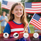 Red White Blue Hair Glitter Stick for Kids,Patriotic Face Body Glitter,4th of July Accessories,Fourth of July Outfits for Women,Patriotic Day Waterproof Chunky Glitter Makeup