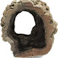 Reptile Terrarium Hideout Decor, Resin Wood Hide Decor for Reptiles, Fish, Amphibians, Small Animals (Large)