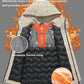 Men's Winter Jacket Waterproof Ski Snow Coat Windproof Snowboard Hooded Raincoats with Warm Graphene lining