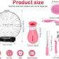 Cat Muzzle for Grooming Cat Adjustable Hood with Paw Covers Nail Clipper Trimmer Brush Tick Remover Tool Kitten Breathable Anti Bite Muzzles Silicone Anti Scratch Boots for Cats Bathing Shaving
