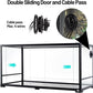 50 Gallon Reptile Tank, Glass Reptiles Terrarium 36" x 18" x 18", Sliding Door, Top Ventilation, Cable Pass, Humidify Hole, Glass Reptile Cage Habitat for Bearded Dragon, Lizard, Snake, Gecko