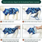 Kuoser Recovery Suit for Dogs Cats After Surgery, Professional Pet Recovery Shirt Dog Abdominal Wounds Bandages, Substitute E-Collar & Cone,Prevent Licking Dog Onesies Pet Surgery Recovery Suit