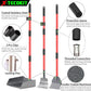 Larger Heavy Duty Pooper Scooper for Dogs-Rake, Spade,Tray Set with Long Handle,No Bend Down Easy Cleanup,Great for Yard Grass Gravel Dirt,Use for Large Small and Multi Dogs