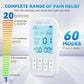 TENS Unit Muscle Stimulator, 3-in-1 EMS Massager Machine, Masajeador Muscular Electrico with 60 Modes, for Gradual Shoulder, Sciatica, Muscle Relaxation,Relieve Back Pain, with 12 TENS Pads