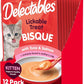 Hartz Delectables Bisque for Kittens, Complete & Balanced Tuna & Salmon Cat Wet Lickable Treats, 12 Count