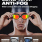 ZIONOR G1 Nava Super Anti-Fog Unisex Swim Goggles Mirror/Bright Smoke Lens