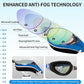 Nearsighted Swim Goggles, Shortsighted Optical Swimming Goggles No Leaking Anti Fog UV Protection for Adult Men Women
