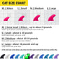 zetpo Cat Nail Caps | Cat Claw Covers | with Adhesives and Applicators (M, 12x Colors/Leo | 120 pcs)