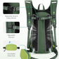 ECOHUB Hydration Backpack for Men Women, 20L Lightweight Hiking Daypack Cycling Backpack with 2L Water Bladder, Insulated Hydration Pack with Waist Pack