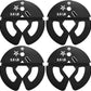 Yes4All Fractional Weight Plates Set, Available In Steel And Rubber, Set of 2/4/6 Plates in 1.25LB, 2.5LB, or 5LB Sizes, Micro Change Plates for Dumbbell and Olympic Barbell Weightlifting