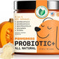5-in-1 Dog Probiotic Powder – 100% Natural Gut Health Support with Prebiotics, Postbiotics & Enzymes – Crafted by Dog Nutritionist Kayla Kowalski, Made in USA – 30 Scoops