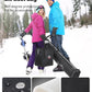 KEMIMOTO Ski Bag and Boot Bag Combo, Snowboard Bag Padded Ski Bags for Air Travel, Snow Ski Bags Fit Skis Up to 200cm, Ski Double Bag Combo