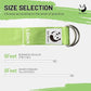 Slim Panda Yoga Strap for Stretching,Cotton Yoga Strap with Adjustable D-Ring Buckle,Non-Elastic Yoga Belt for Pilates,Gym Workouts,Physical Therapy,Improve Flexibility