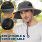 EINSKEY Wide Brim Sun Hat, UPF 50+ UV Protection Waterproof Packable Bucket Hat for Men & Women, Fishing Hiking Beach Garden