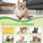 360° Catnip for Cats Wall Catnip Rollerball Licking Ball Cat Nips Mint Magic Cat Stick on Wall Crack Balls Lickable Play Chew Teeth Cleaning Pet Chew Indoor Outdoor