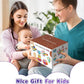 5 in 1 Baby Toy for 12 18 Month, Learning Toys for Babies 12-18 Months, Baby Busy Cube, Stacking&Sensory, Pull String&Piano Xylophone Toy, Birthday Gift for 12+ Month