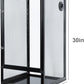 REPTI ZOO 16" x 16" x 30" Front Opening Chameleon Cage with 3-Sided Metal Mesh, 33 Gallon Screen Vertical Terrarium with Background Sticker, Tall Enclosure for Chameleon, Tree Frog, Arboreal Reptiles