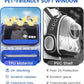 Cat and Dog Backpack Carrier, Foldable Breathable Pet Carrier Backpack with Mesh Ventilation, Large Portable Outing Traveling Pet Bag for Small, Medium Cats, Small Dogs, Blue