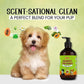 POM Pets 2-in-1 Organic Dog Shampoo & Conditioner – Itchy Skin Relief, Dog Deshedding, Detangles Fur, Cat Shampoo, Paw Cleaner for Dogs, Natural Coat Defense Formula