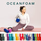 Oceanfoam Tidal Roller - Royal Blue - Muscle Massage Foam Roller for Back Pain & Stretching - Firm and Ergonomic Wide Wave Textured - Yoga, Athletics, & Wellness - Full Size, 20" x 5"