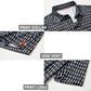 Men's Golf Polo Shirts Short Sleeve Striped Performance Moisture Wicking Dry Fit Golf Shirts for Men
