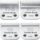 Dog Grooming Clipper Replacement Blades Compatible with Andis Pet Clipper/Oster A5/Wahl KM Series Dog Clipper,Ceramic Blade & Stainless Steel Blade(10+30+7FC+5FC)
